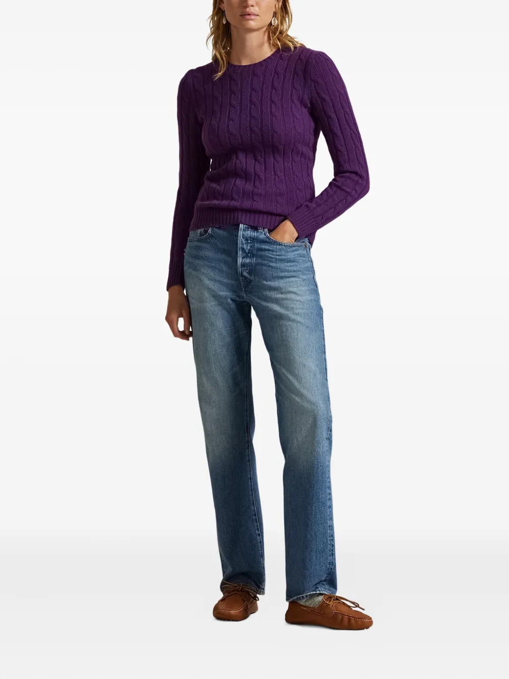 Polo Ralph Lauren cable-knit cashmere sweater | Knitted Sweaters | Image 2