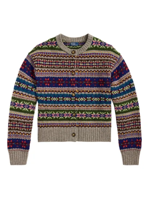 Polo Ralph Lauren fair-isle patterned cardigan