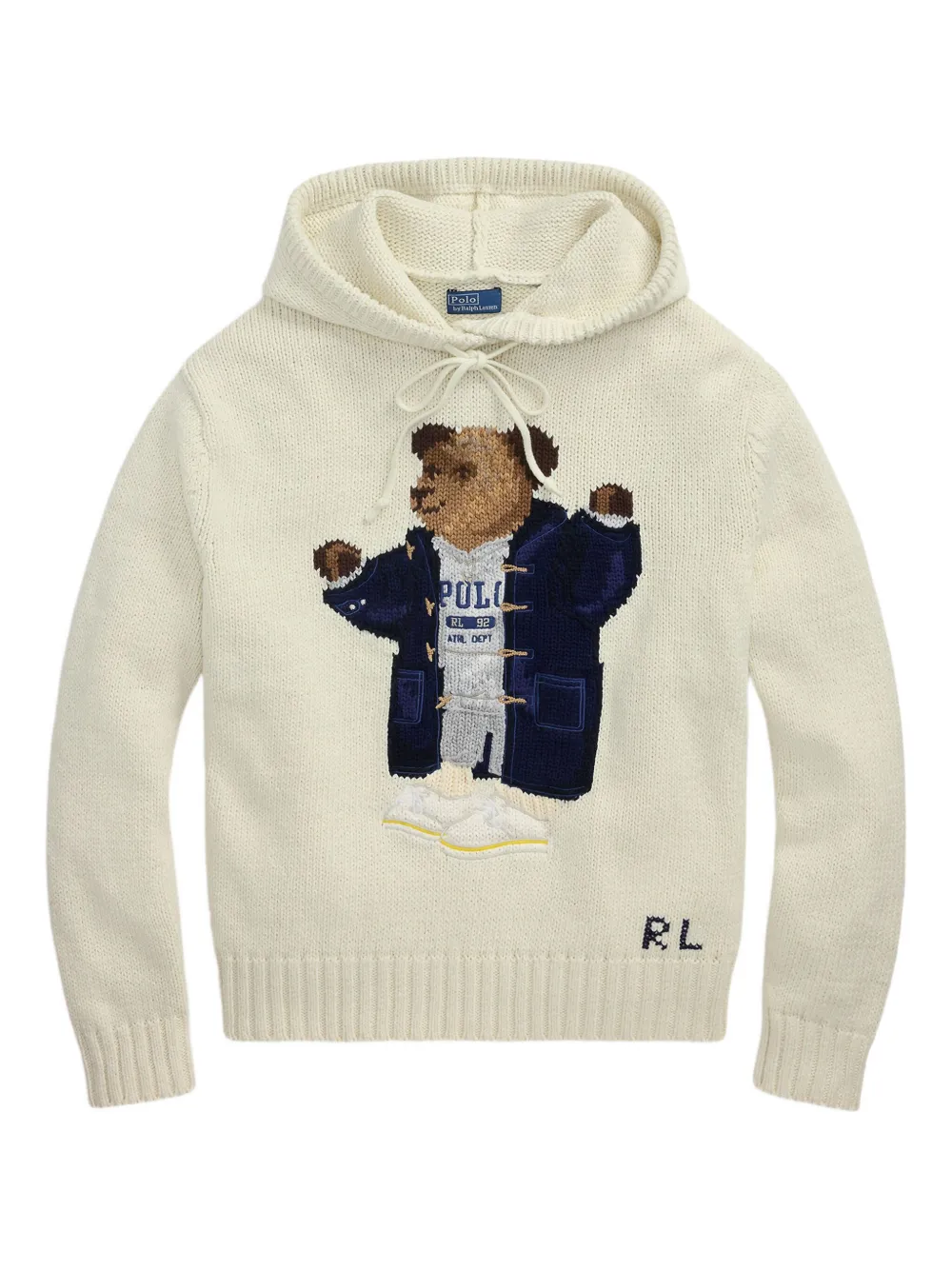 Polo Ralph Lauren Geruite hoodie Beige