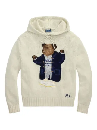 Polo Ralph Lauren Agasalho Polo Bear Com Capuz | Neutro | FARFETCH BR