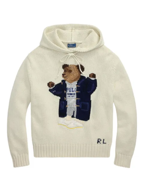 Polo Ralph Lauren Polo Bear knitted hoodie