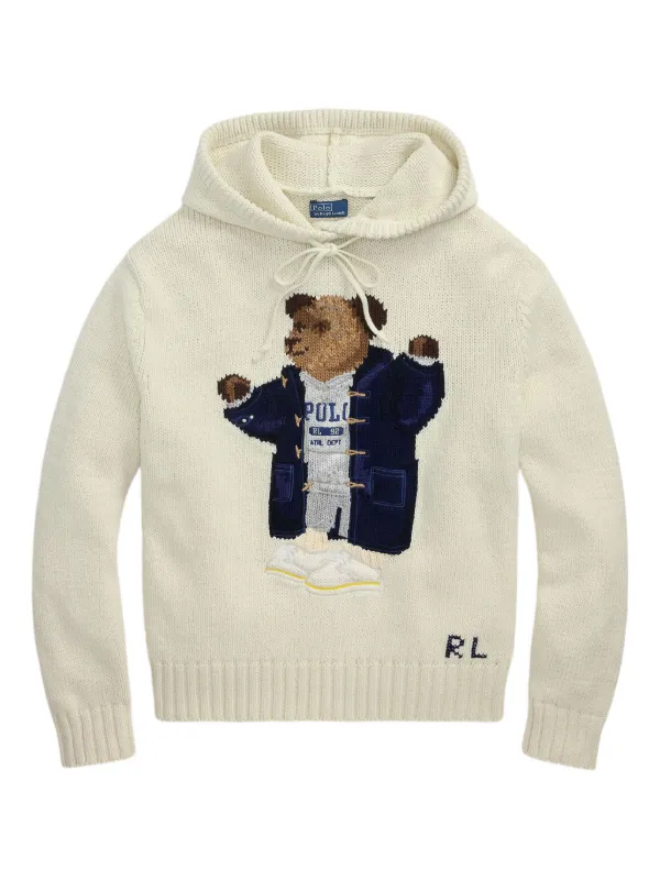 Polo Ralph Lauren ポロベア ニットパーカー | ニュートラル