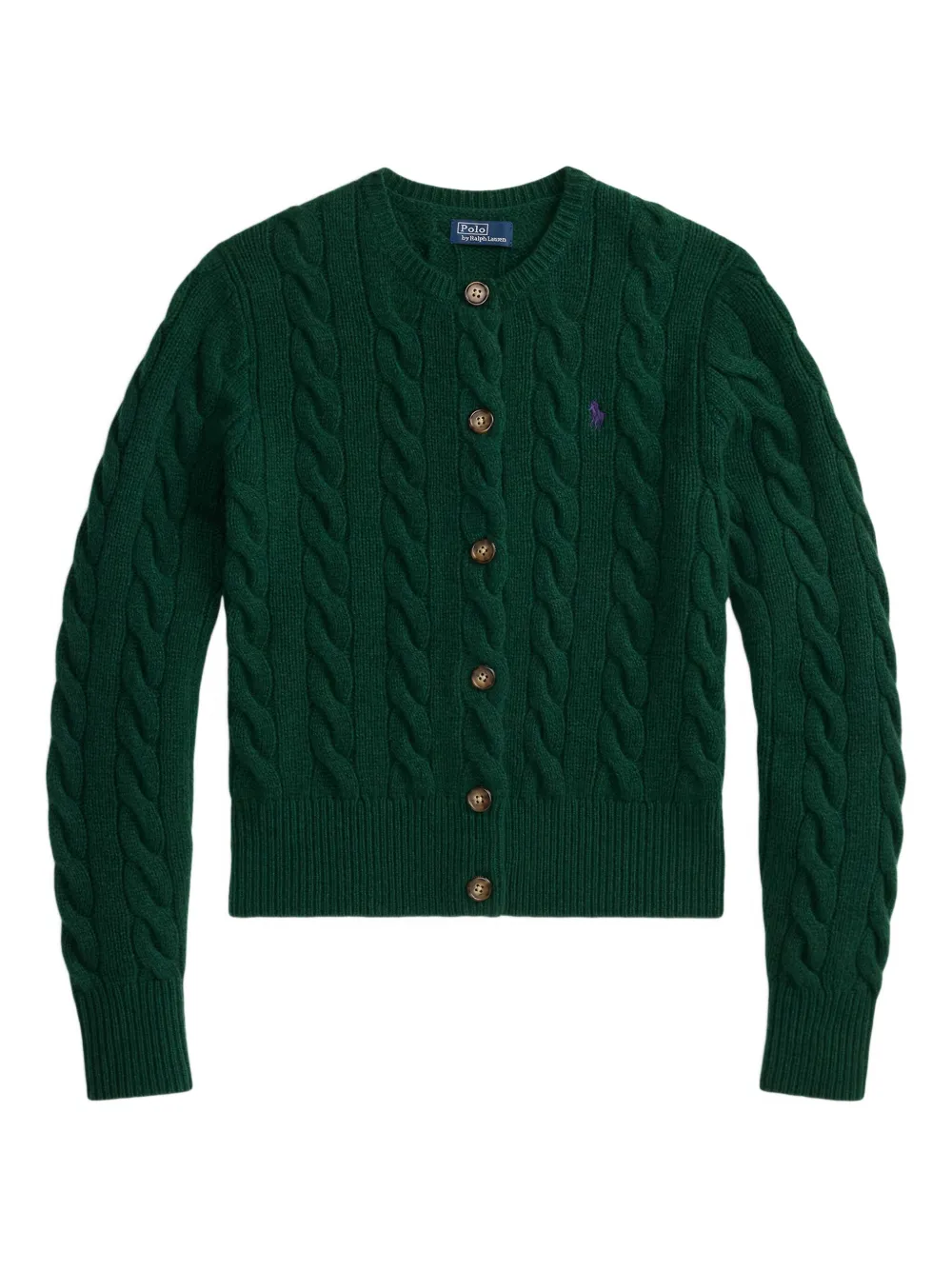 Polo Ralph Lauren cable-knit cardigan | Green | Image 1