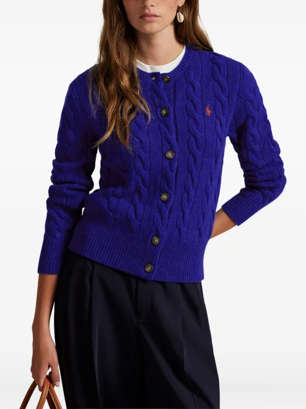 Polo Ralph Lauren cable-knit Cardigan | Blue | FARFETCH
