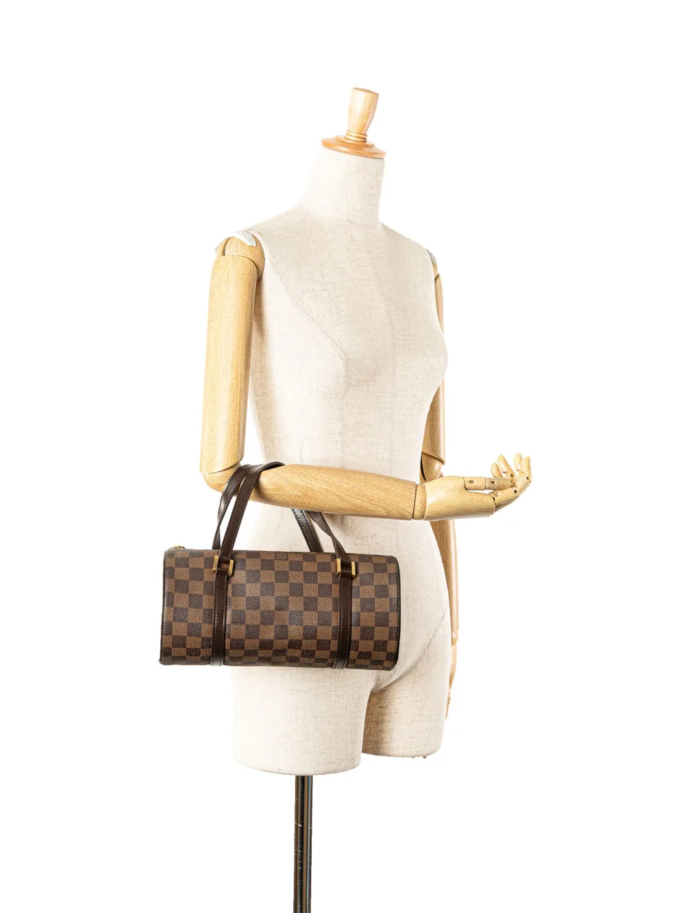 Louis Vuitton Pre-Owned 2004 Damier Ebene Papillon 26 handbag | Pre-Owned | Image 2