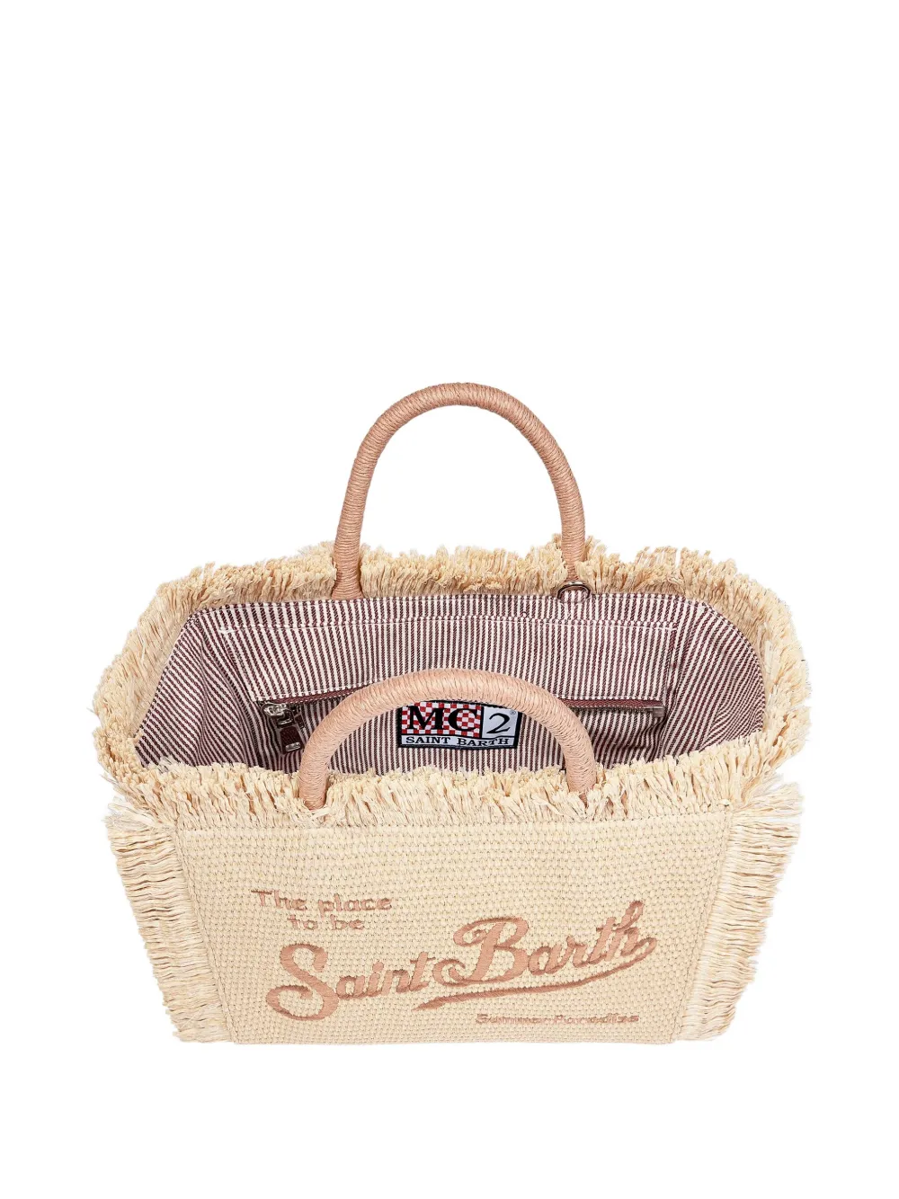 MC2 Saint Barth Kids City tote bag Beige