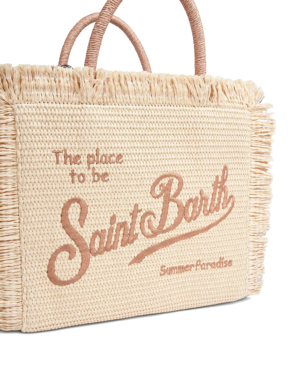 MC2 Saint Barth Kids City tote bag Beige