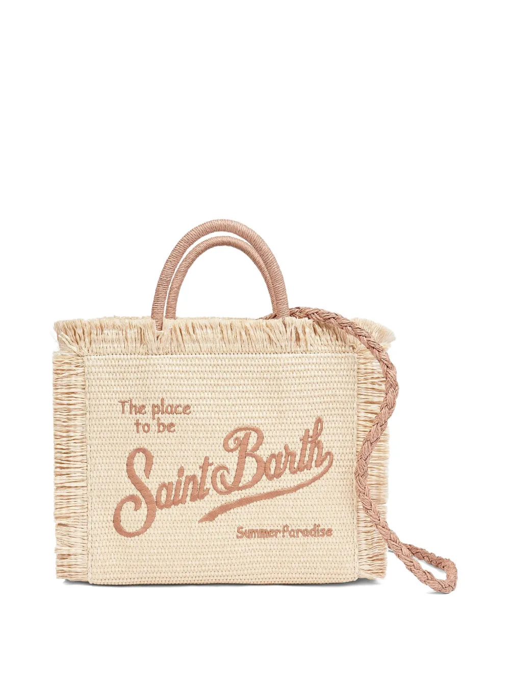 MC2 Saint Barth Kids City tote bag Beige