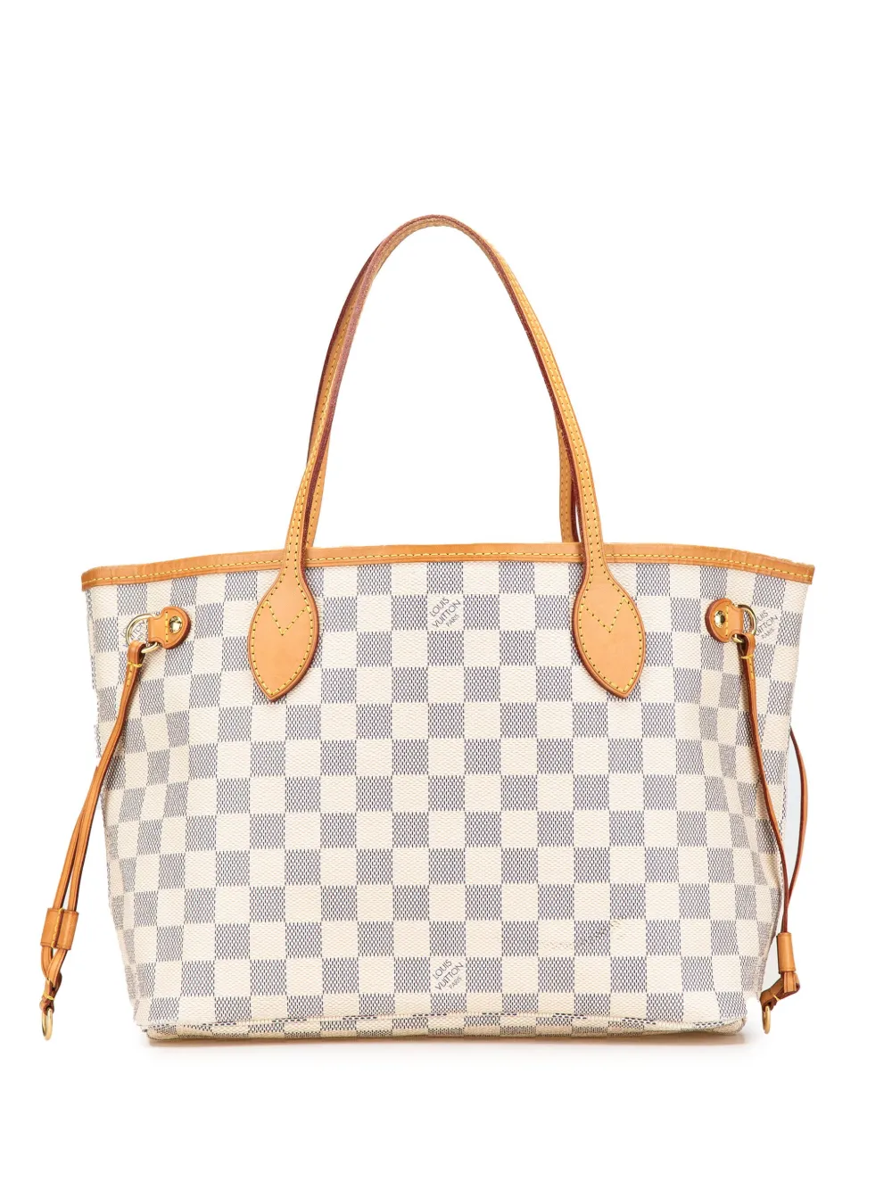 Louis Vuitton Pre-Owned 2001 Damier Azur Neverfull PM tote bag - ホワイト Louis Vuitton Pre-Owned 2001 Damier Azur Neverfull PM tote bag - ホワイト