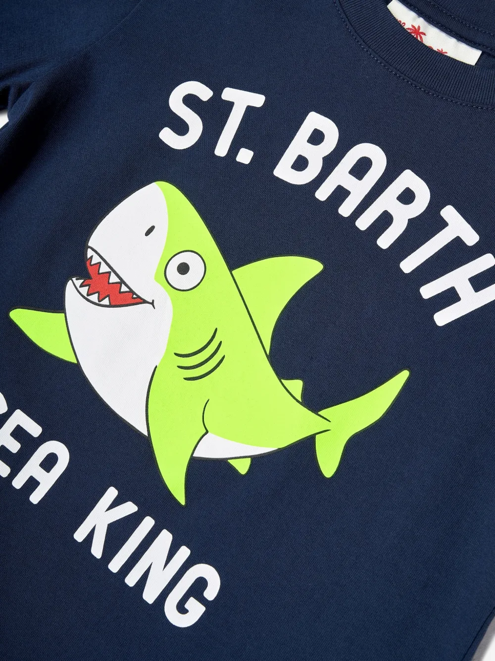 MC2 Saint Barth Kids graphic-print t-shirt Blauw