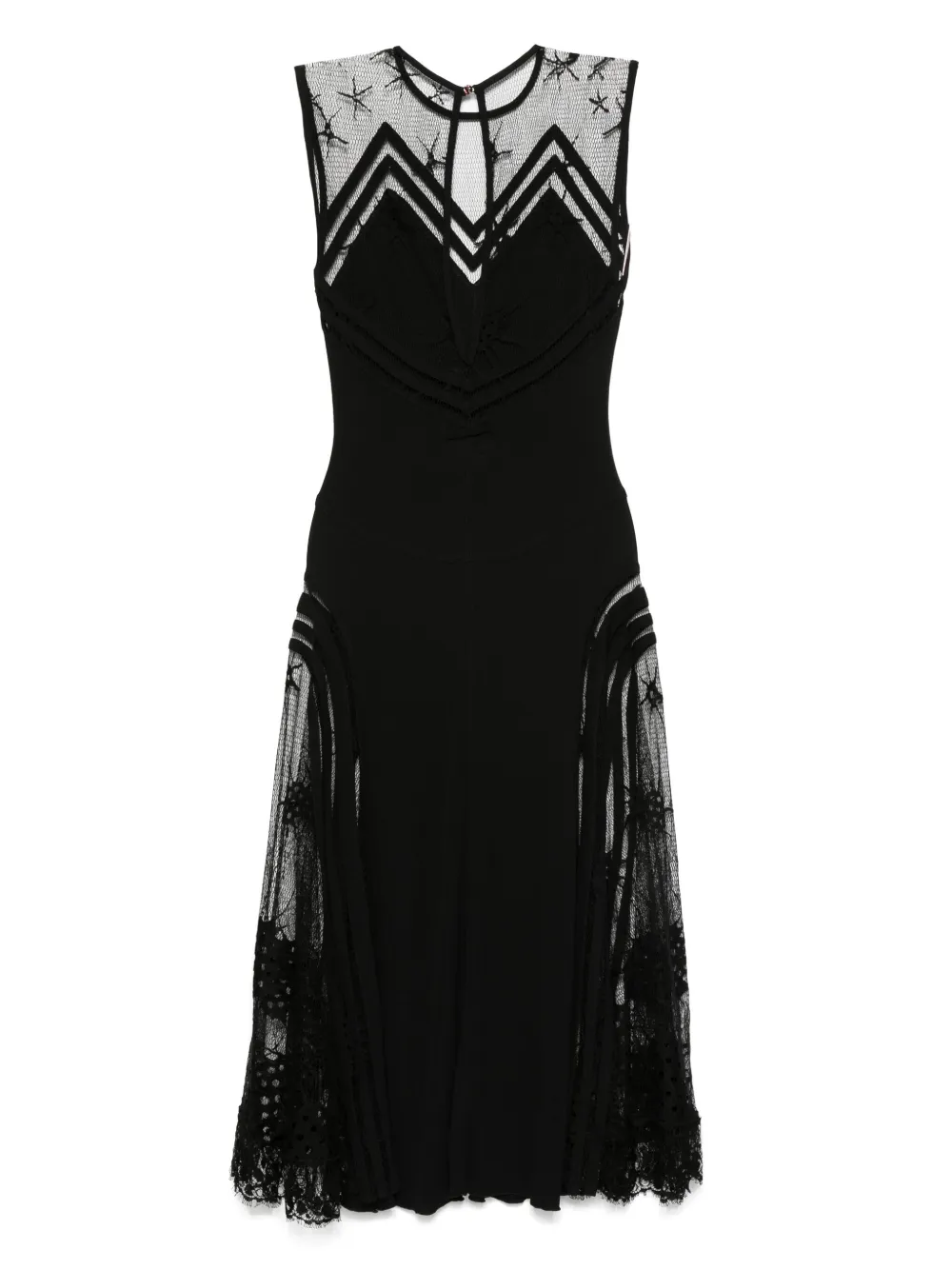 Jean Paul Gaultier Pre-Owned vestido con encaje 2000 | Image 2
