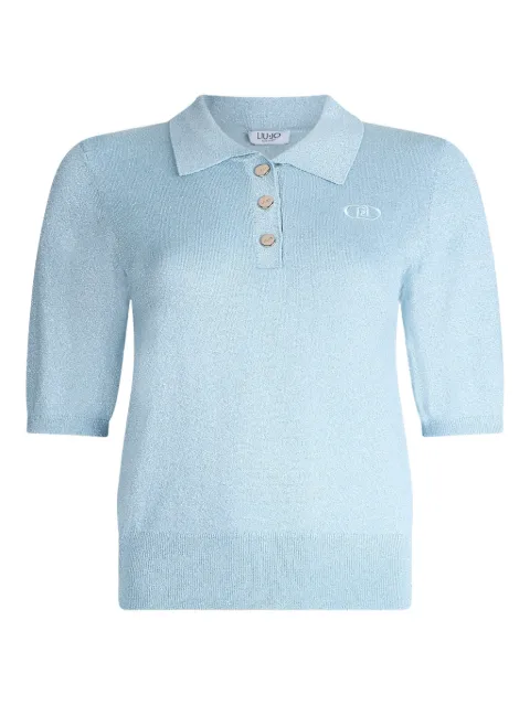 LIU JO logo-embroidered polo shirt