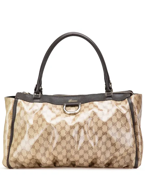 Gucci Pre-Owned 2000-2015 Large GG Crystal Abbey D Ring tote bag