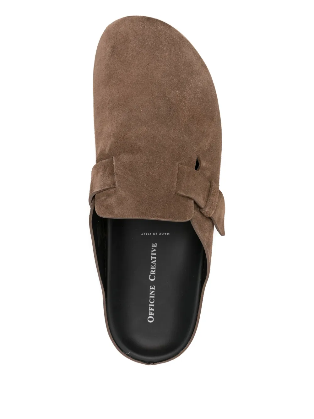 Officine Creative suede clogs Neutrals