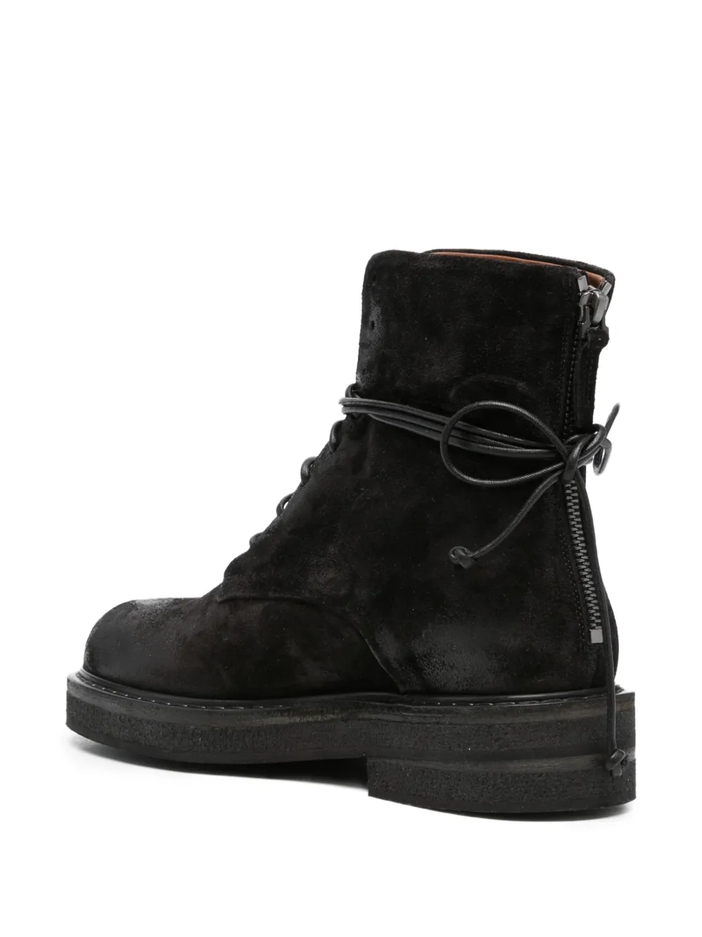 Marsèll Combat boots met veters Zwart