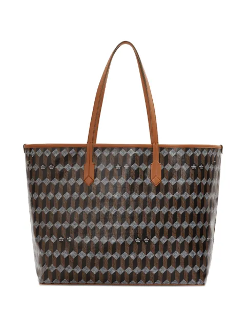 Au Départ geometric-pattern tote bag