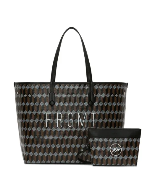 Au Départ geometric-pattern tote bag