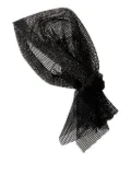 Maison Michel mesh hair scarf - Black