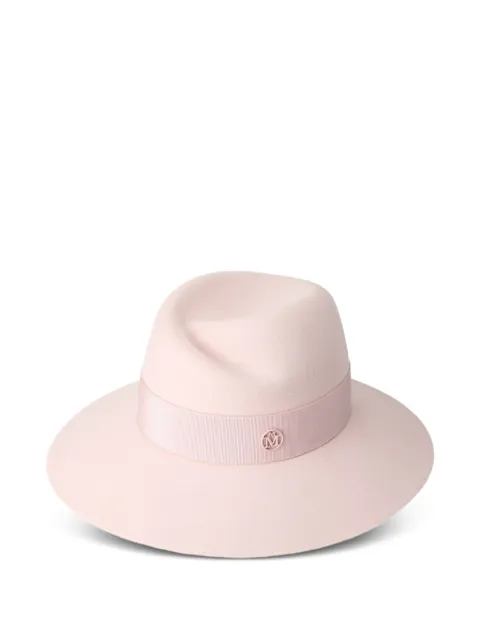 Maison Michel logo-plaque hat