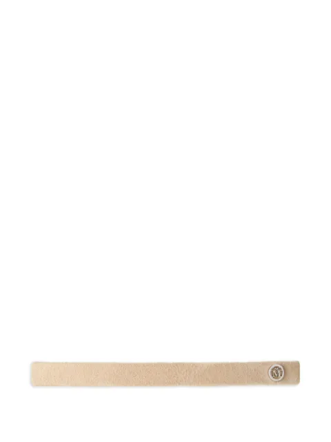Maison Michel logo-plaque headband