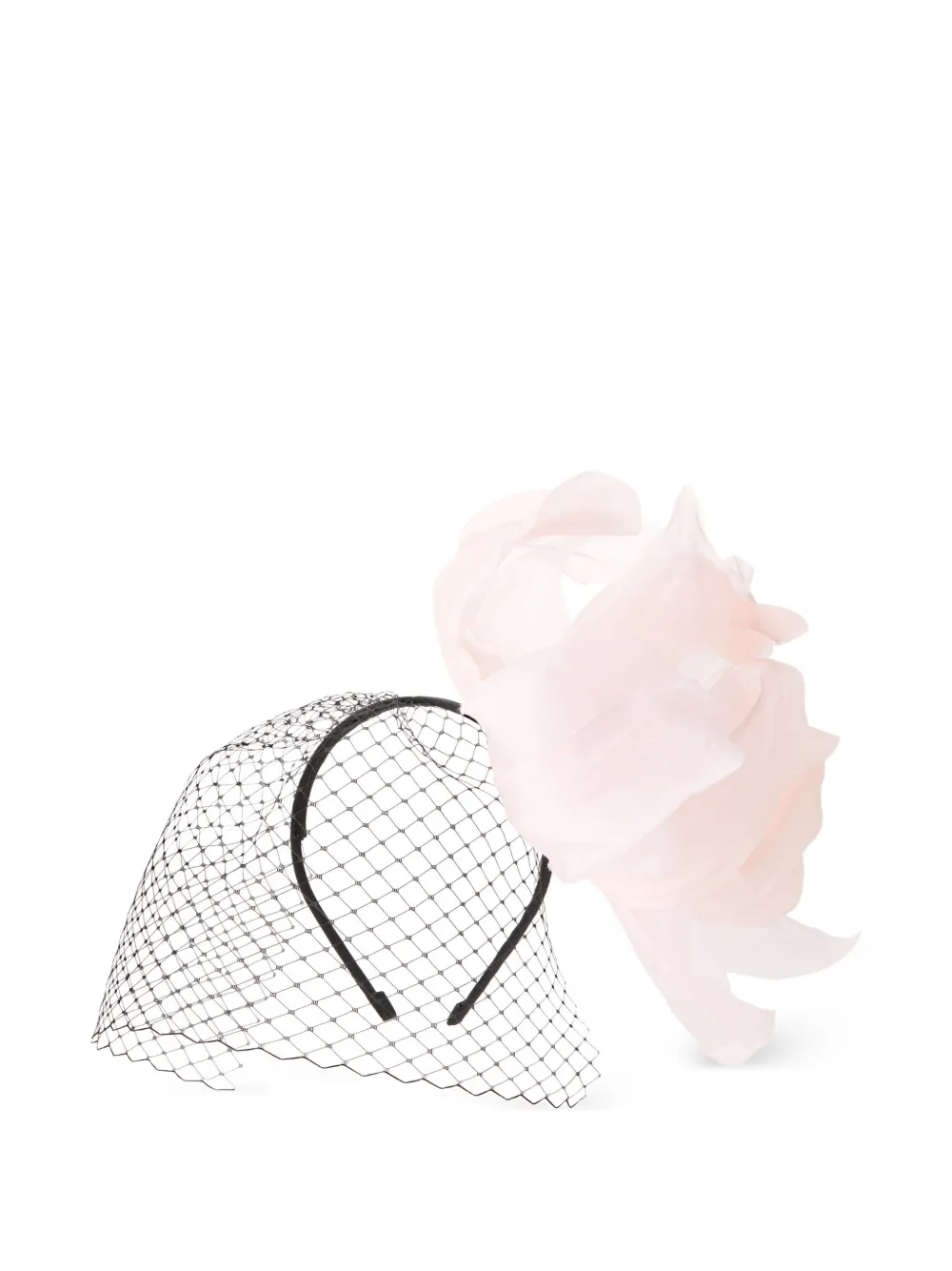 Maison Michel Floral-appliqué Headband In Black