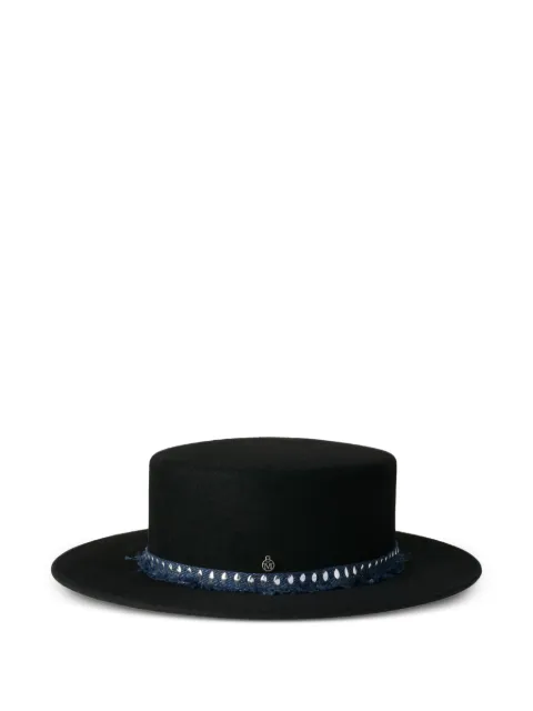 Maison Michel logo-plaque hat