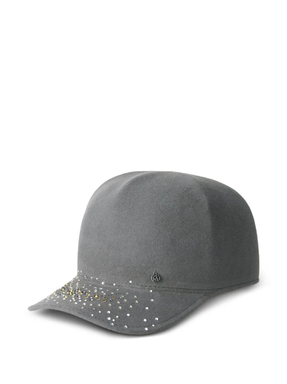 Maison Michel Cappello con cristalli - Grigio