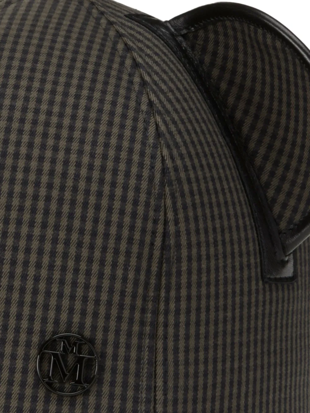 Maison Michel plaid cap - Bruin