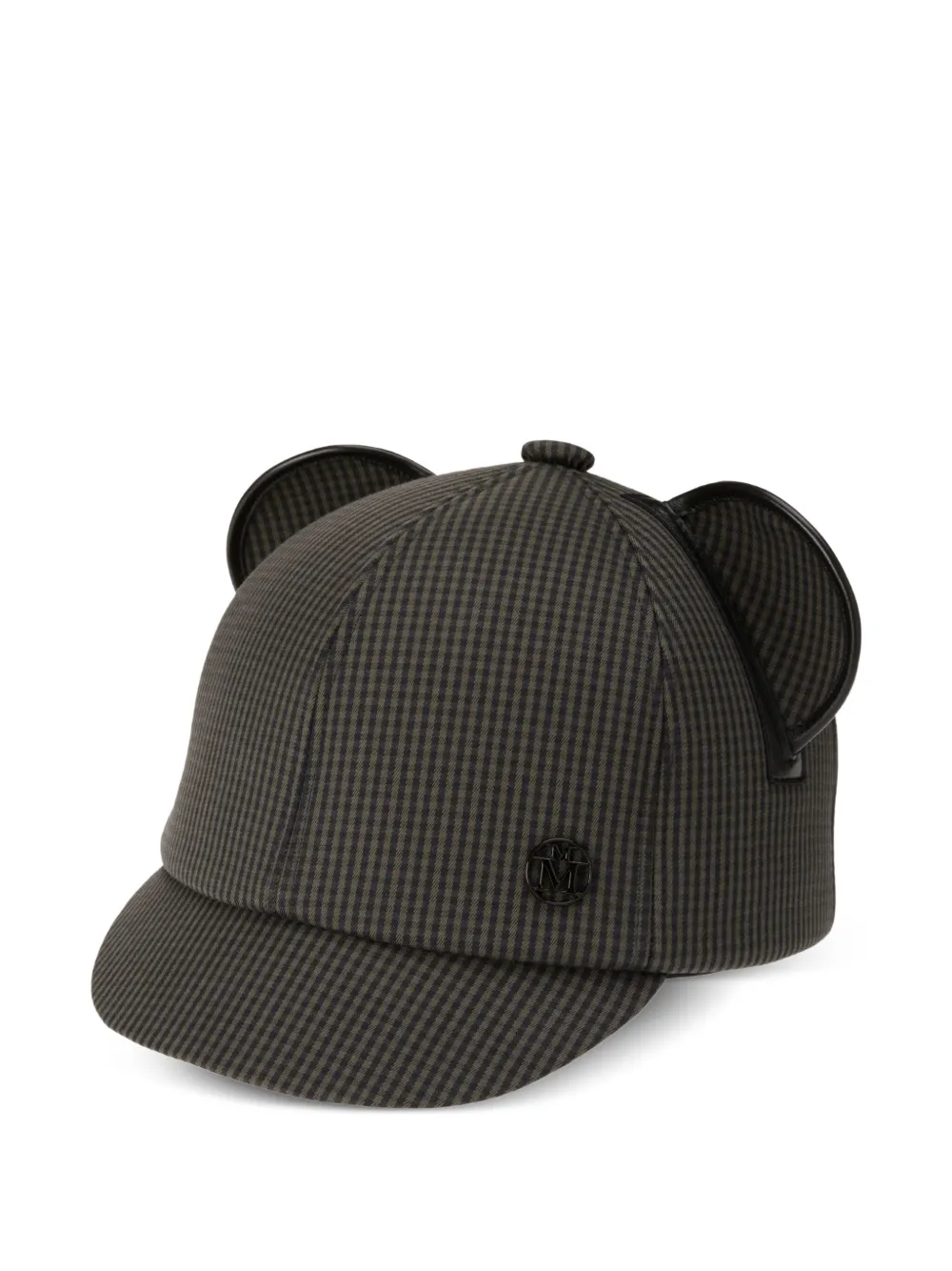 Maison Michel Plaid Cap
