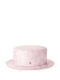 Maison Michel jacquard hat - Pink