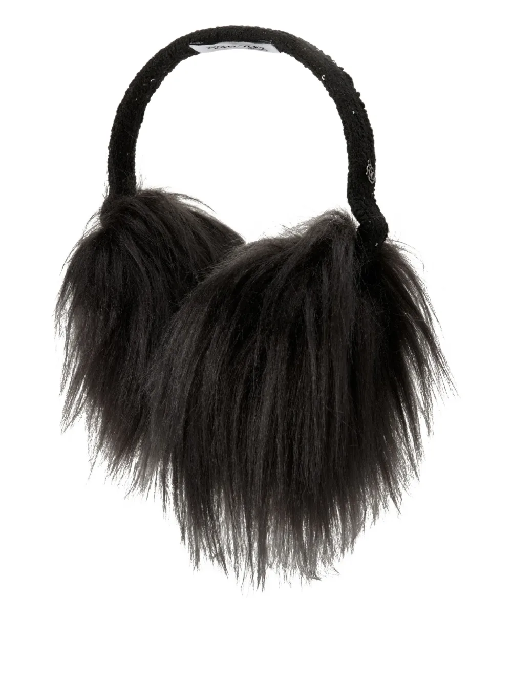 Maison Michel Morgana faux-fur earmuffs - ブラック Maison Michel Morgana faux-fur earmuffs - ブラック