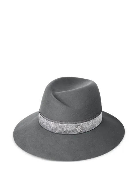 Maison Michel logo-plaque hat