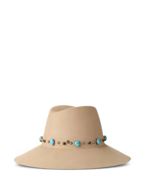 Maison Michel logo-plaque hat