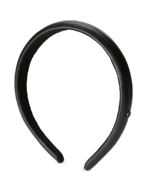 Maison Michel leather headband
