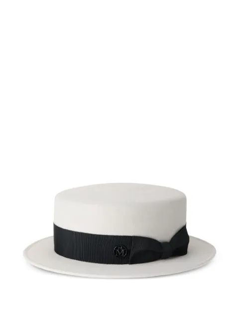 Maison Michel logo-plaque hat