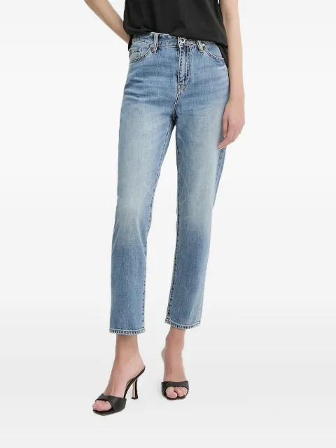 Armani Exchange frayed-hem jeans