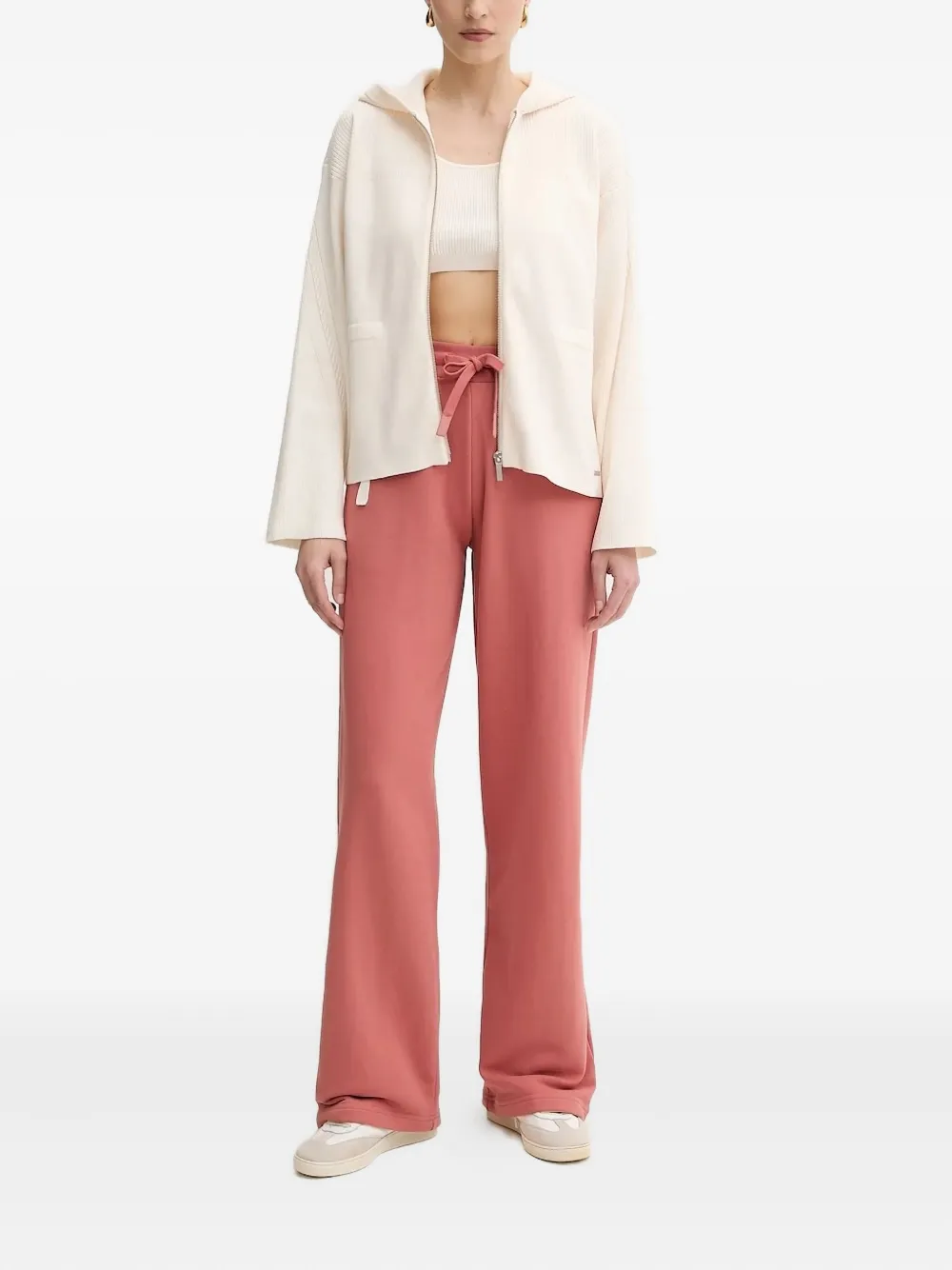 Armani Exchange hooded ribbed knit cardigan | Cardigans | Image 2