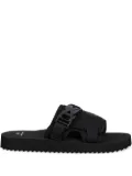 Armani Exchange buckle-strap slides - Black