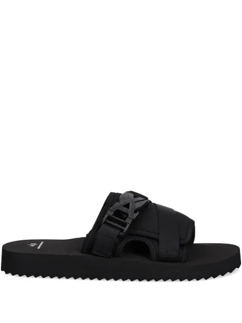 Armani Exchange Sandali slides con fibbia