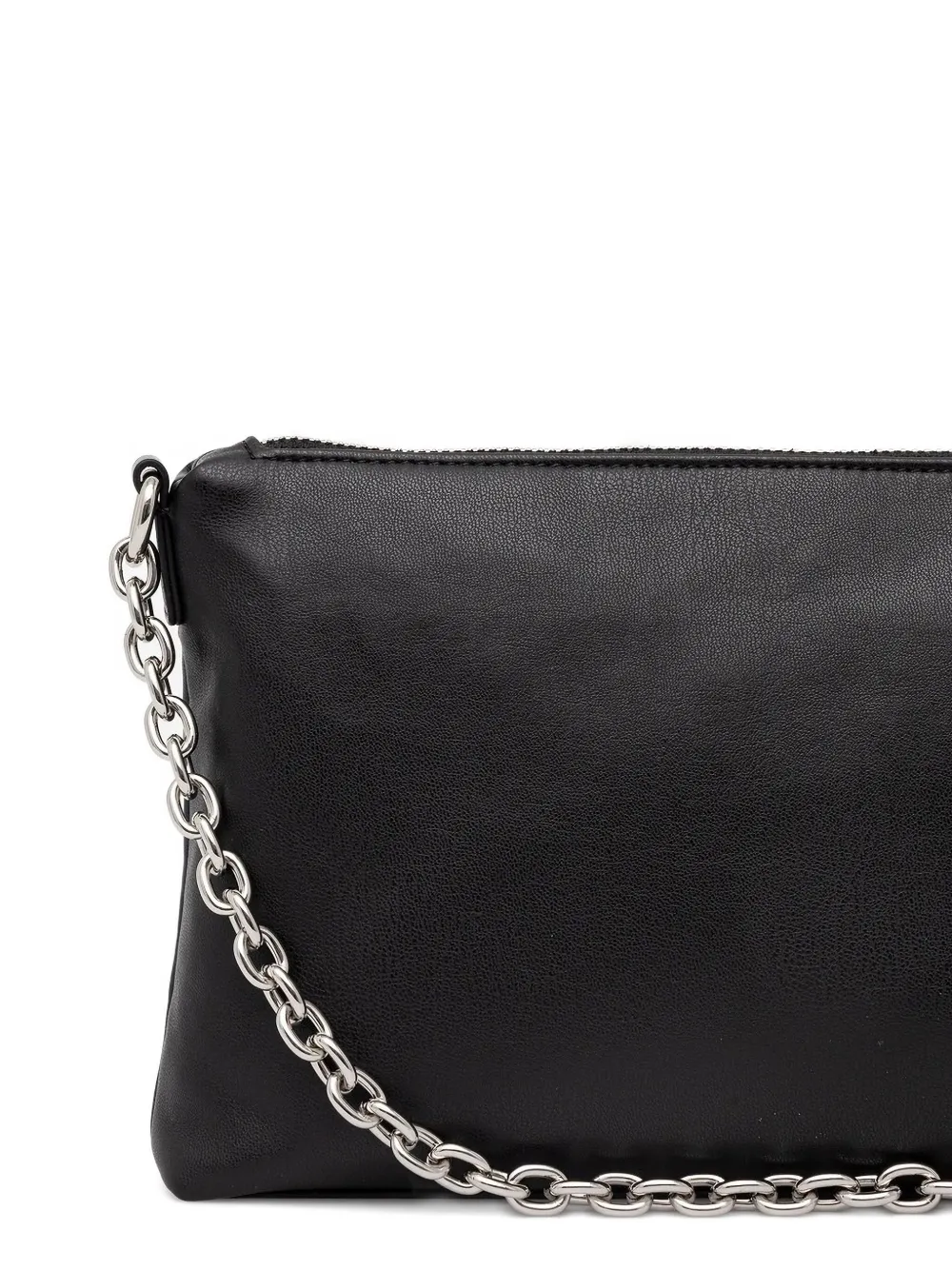 Armani Exchange Embossed-logo Shoulder Bag In Black