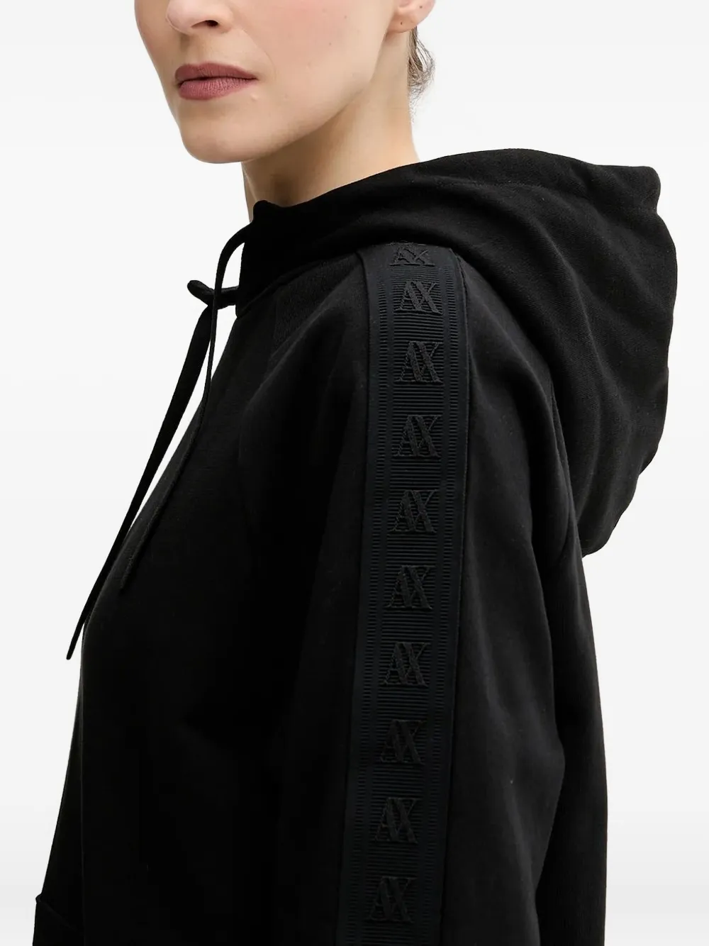 Armani Exchange Hoodie met lange mouwen Zwart