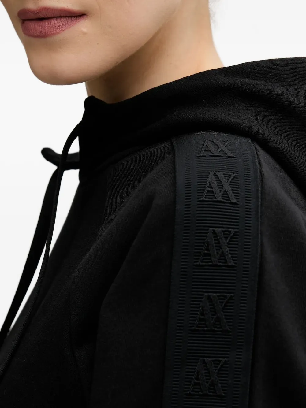 Armani Exchange Hoodie met lange mouwen Zwart