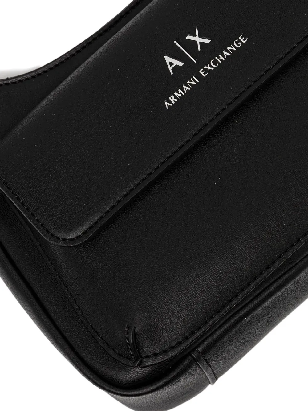 Armani Exchange Kleine schoudertas met klepzak - Zwart