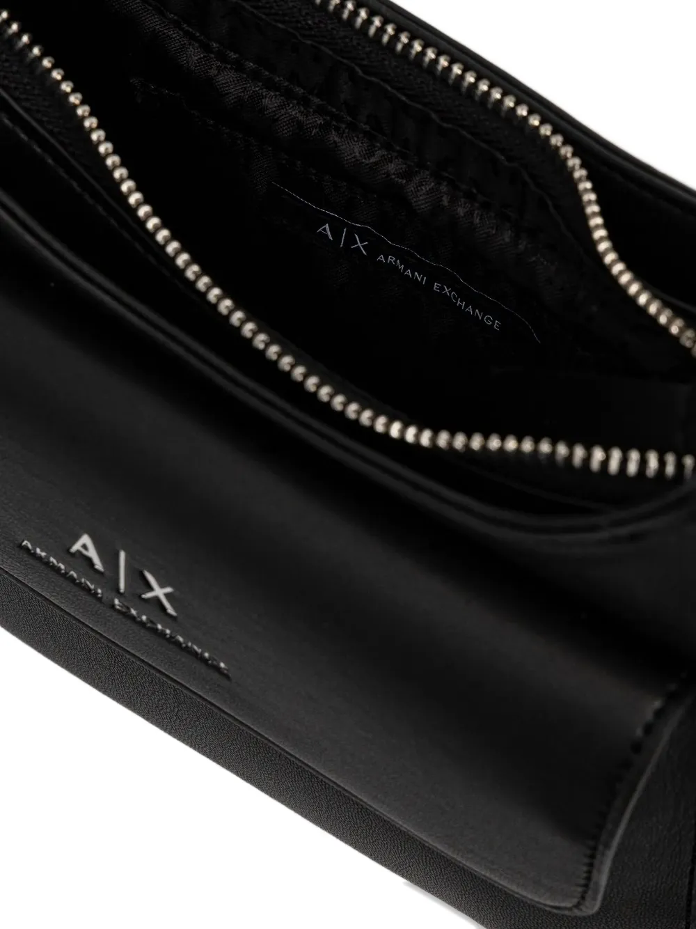Armani Exchange Kleine schoudertas met klepzak Zwart