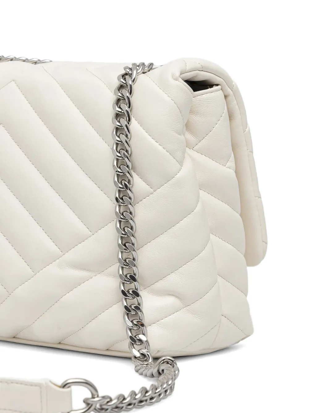 Armani Exchange Quilted Cross Body Bag - White 
