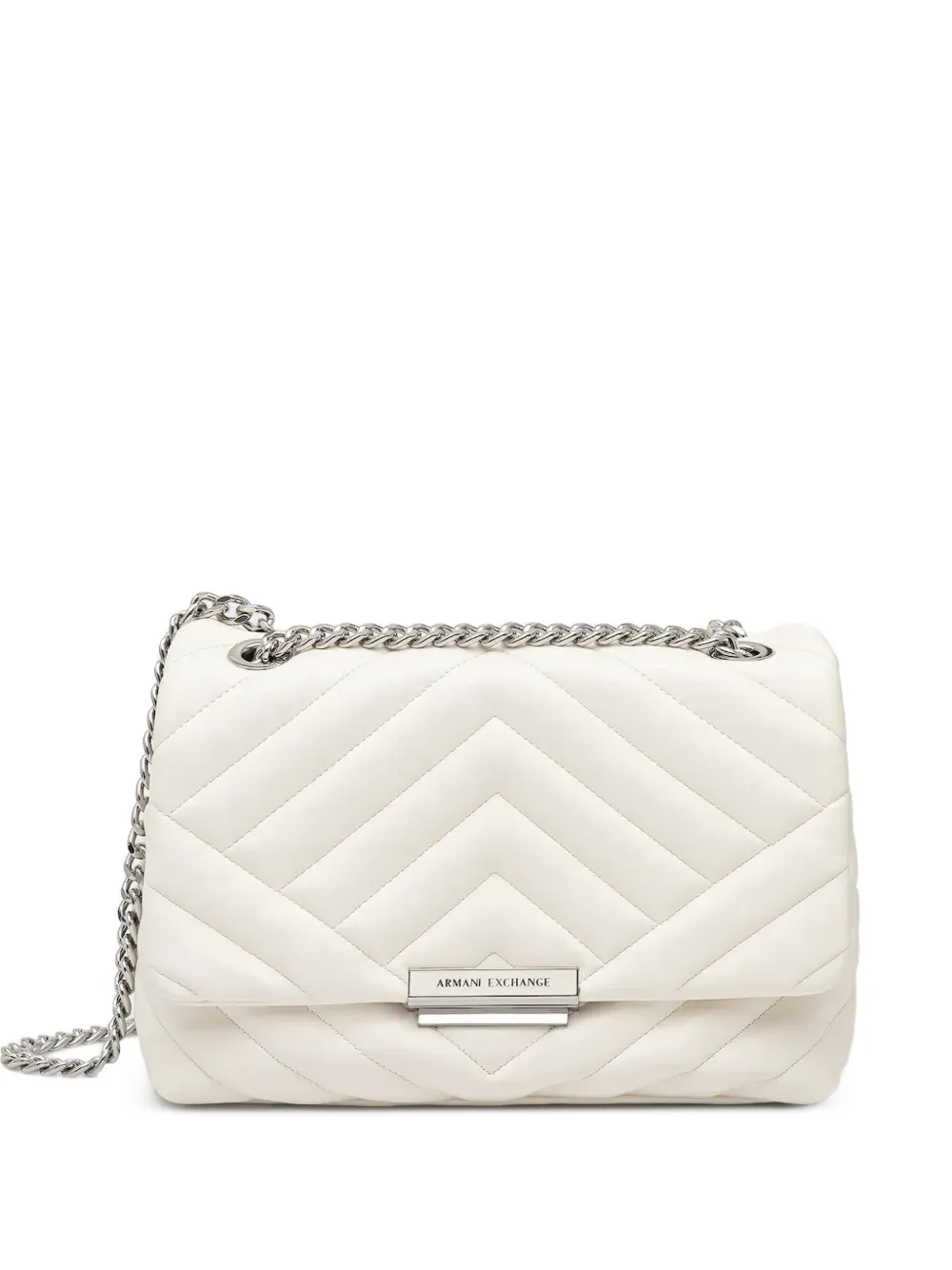 Armani Exchange quilted cross body bag - Bianco