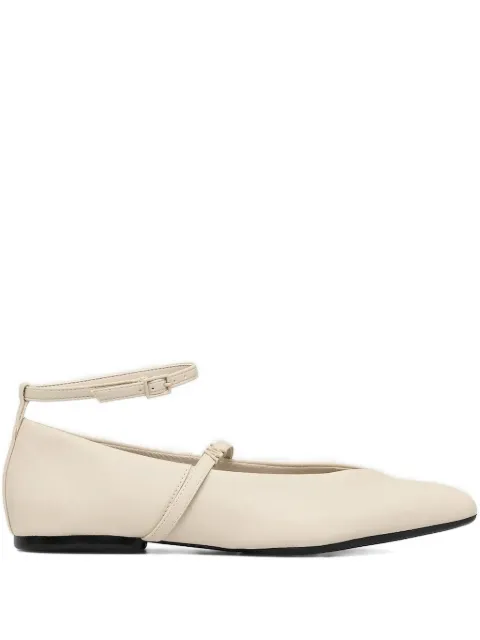 Armani Exchange ankle-strap pointed-toe flats