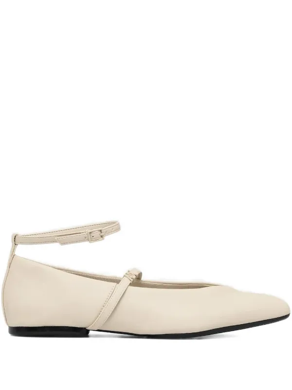 Armani Exchange ankle-strap pointed-toe Flats Neutrals FARFETCH PH