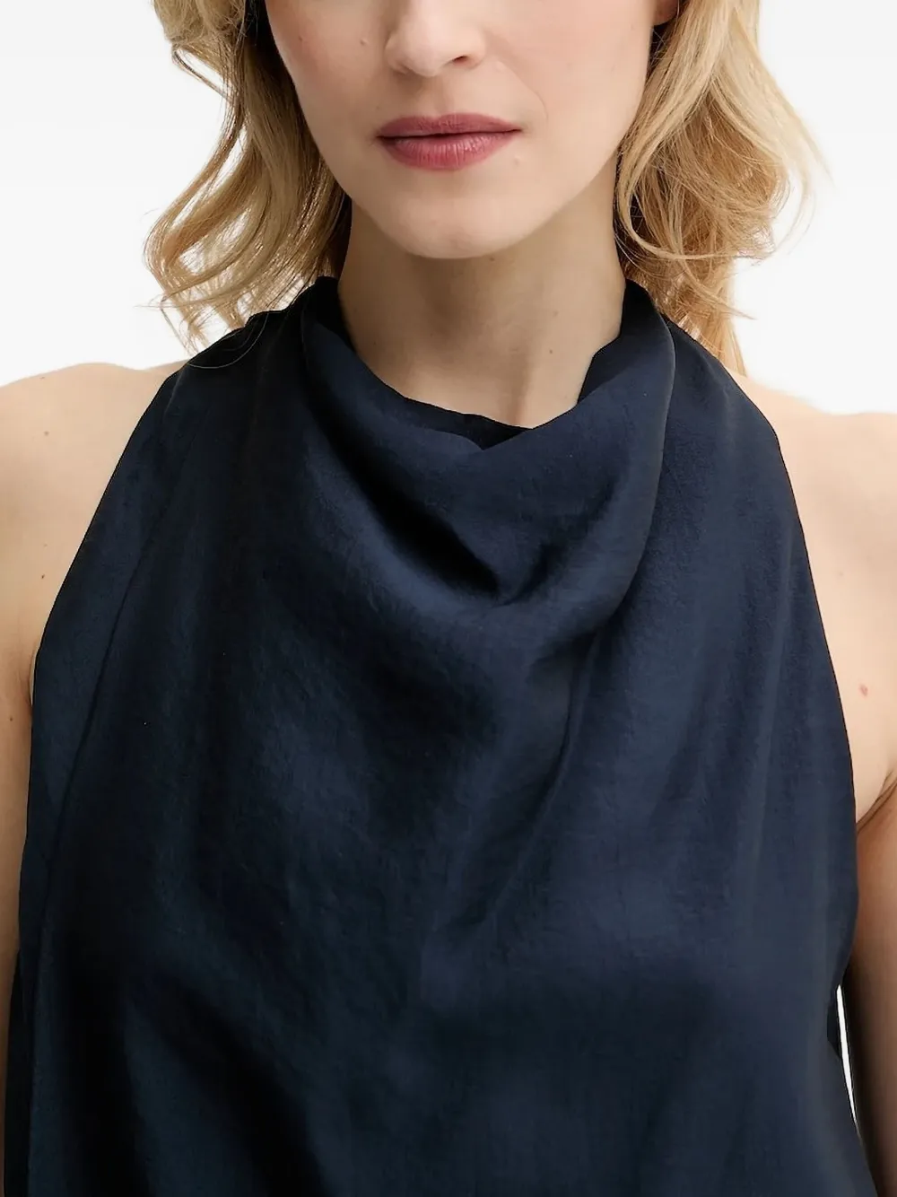 Armani Exchange Top met halternek Blauw