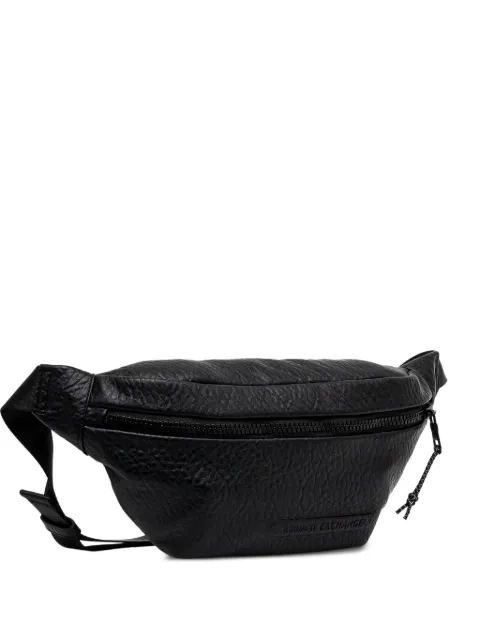 Armani Exchange textured belt bag